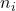  n_i 